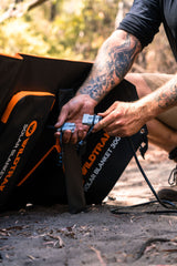 160W Folding Solar Blanket (A-Grade with ETFE Coating, Built in Stand, IP65 Waterproof & Carry Bag) for Off-Grid Living, Camping, 4WD & Caravan Adventures