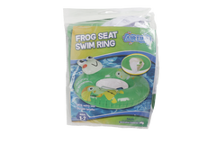 Kids Inflatable Frog Swim Ring with Seat 56cm - Ages 1-2yrs