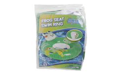 Kids Inflatable Frog Swim Ring with Seat 56cm - Ages 1-2yrs