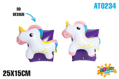 Inflatable 3D Unicorn Design Armbands Set of 2 - Ages 3-6yrs 25x15cm