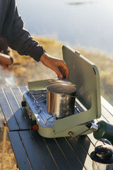 Cascade™ 3-in-1 Camping Stove, Portable, Easy to Clean, Durable, Improved Control, 24000 BTUs, Wind Guards