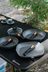 Non Stick Induction Safe Saucepan with Detachable Handle and Lid 18cm