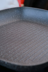 Non Stick Induction Safe Grill Pan with Detachable Handle 28cm