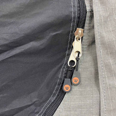 King Single Trakker Easy Setup Swag 420gsm Heavy Duty Ripstop Canvas, Ultra Fine Mesh, Aluminium Poles, High Density Foam Mattress, Weatherproof, Durable, Carry Bag with Handles 90x210cm