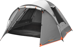 4V Tanami Series II Dome Tent with Front Vestibule, Easy 1 Person Assemble, Heavy Duty Floor, Shock Corded Fibreglass & Steel Poles, Ultrafine Mesh, J Hook Connections, Airlite Vents, Waterproof Fly, Carry Bag with Handles