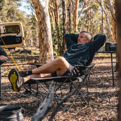 Wildtrak Hamelin Deluxe Recliner Chair, 150kg Weight Capacity