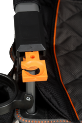 Nannup Deluxe Foldable Camp Chair, Cushioned Adjustable Lumbar Support, Wine Glass Holder, Media Storage Pocket, Zippered Storage Pocket for Carry Bag with Shoulder Strap, Weight Rated 200kg Camping and Events