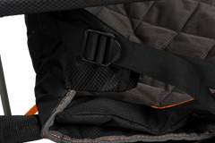 Nannup Deluxe Foldable Camp Chair, Cushioned Adjustable Lumbar Support, Wine Glass Holder, Media Storage Pocket, Zippered Storage Pocket for Carry Bag with Shoulder Strap, Weight Rated 200kg Camping and Events