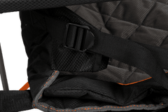 Nannup Deluxe Foldable Camp Chair, Cushioned Adjustable Lumbar Support, Wine Glass Holder, Media Storage Pocket, Zippered Storage Pocket for Carry Bag with Shoulder Strap, Weight Rated 200kg Camping and Events