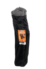 Nannup Deluxe Foldable Camp Chair, Cushioned Adjustable Lumbar Support, Wine Glass Holder, Media Storage Pocket, Zippered Storage Pocket for Carry Bag with Shoulder Strap, Weight Rated 200kg Camping and Events