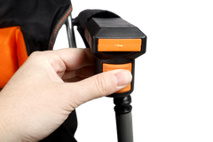 Yamba Solid Arm Camp Chair with Lumbar Support, Wine Glass Holder, Carry Bag with Shoulder Strap, Weight Rated 200kg Camping and Events