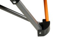 Falls Event Camp Chair, Foldable, Slight Recline, Cushioned, High Back, Drink Holder, Media Storage Pocket, Padded Arms, Low Rise, Weight Rated 135kg, Carry Bag with Shoulder Strap