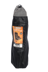 Falls Event Camp Chair, Foldable, Slight Recline, Cushioned, High Back, Drink Holder, Media Storage Pocket, Padded Arms, Low Rise, Weight Rated 135kg, Carry Bag with Shoulder Strap