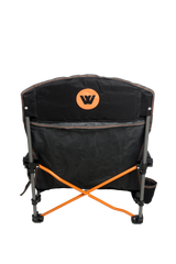 Falls Event Camp Chair, Foldable, Slight Recline, Cushioned, High Back, Drink Holder, Media Storage Pocket, Padded Arms, Low Rise, Weight Rated 135kg, Carry Bag with Shoulder Strap