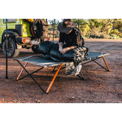 Queen Easy Up Stretcher Bed 200x144x42cm