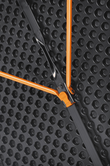 Bi-Fold Black Camp Table with Carry Handle 100x51x71cm