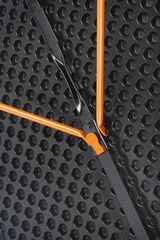 Bi-Fold Black Camp Table with Carry Handle 100x51x71cm