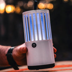 Rechargeable Mosquito Lamp Night Light, Bug Zapper Lamp, USB Charge Cable, Ceiling Hook