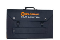 400W Folding Solar Blanket (A-Grade with ETFE Coating, Built in Stand, IP65 Waterproof & Carry Bag) for Off-Grid Living, Camping, 4WD & Caravan Adventures