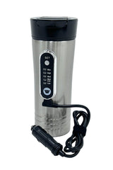 Offroad 12V Travel Mug | 450ml Electric Heated Mug with Secure Lid for Car, 4WD & Worksite Use