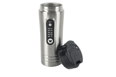 Offroad 12V Travel Mug | 450ml Electric Heated Mug with Secure Lid for Car, 4WD & Worksite Use
