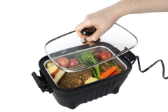 Offroad Portable 12V Roaster Stove | 1.9L Electric Cooker for 4WD Touring, Camping & Travel