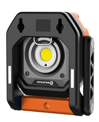 Work Floodlight, 6 Light Modes, Rechargeable, Built-in Power Bank with USB-C Charge Lead, 360 Degree Swivel Action, Wall Mount Bracket, Shock & Water Resistant