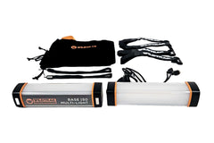 BASE 150 TWIN PACK Rechargeable Camp Multi Light Plus Power Bank (IP65 Water Resistant, 7 Light Modes, USB-C, Magnet & Velcro Strap Mounting, Storage Bag & More)