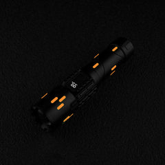 Flashlight, Rechargeable, 5 Light Modes, Built-in Powerbank with USB-C Charge Lead, Glow in the Dark, Water & Dust Resistant includes Carry Bag