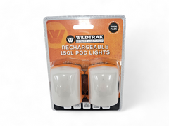 Pod Light Twin Pack, Rechargeable, Magnetic Base, Multi Light Modes inc Amber, Dust & Water Resistant