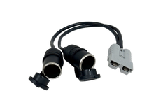 50A Anderson Connector Twin 12V Socket, 30cm Cable Length, 16AWG