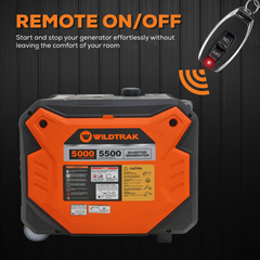 GT5500E i-A Pro Silent Inverter Generator | 5.5 kW Portable Power Station | Heavy-Duty Backup Generator for Camping & Home Use