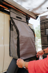 Hanging Organiser Caravan/Car Camping with Fully Zipped Flap 12 Compartments