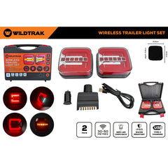 Wildtrak Quikfit Wireless Magnetic Trailer Lights