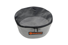 Round Mesh Base Canvas Clear Top Caravan RV Hose Storage Bag with Handles 40x19cm Heavy-Duty 400gsm Ripstop Canvas for 4WD & Camping