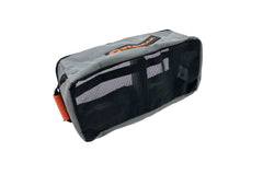 Large Mesh Base Extra Height Canvas Clear Top Storage Bag with Handles 45x20x19cm Heavy-Duty 400gsm Ripstop Canvas for 4WD & Camping