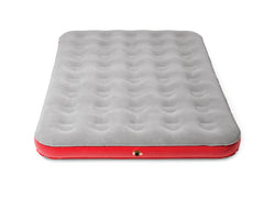Double Quickbed Plus Air Mattress, Heavy Duty PVC , Soft Plush Rayon Flocked Top, Double Lock Valve, 188 x 137 x 20cm