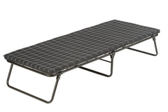 Big Sky Deluxe Stretcher Bed, Flat Fold, Steel Frame, Silicone Grips, Poly Cotton Foam Mattress, Comfortsmart Coil Suspension, 203 x 76 x 38cm, 135kg