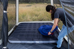 Queen All Terrain Air Mattress, Single Height, Coil Construction, Puncture Guard Bonded Fabric