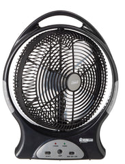 12 Inch/30cm 240V/12V Rechargeable Lithium Ion Fan with LED Lights
