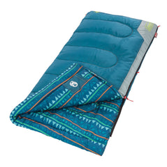 Youth Blue 10°C Glow in the Dark Sleeping Bag, Machine Washable, 152 x 66 cm