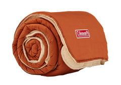 Plush Fleece Blanket, Quilt Construction, 180T Brushed Polyester Shell, Coletherm™ Hollow Polyester Filling,Temp Rating: 0°C, 152 x 66 cm