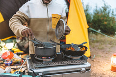 PEAK1™ 2-Burner Camping Stove, Portable, Even Cooking, Wind Protection, 20000 BTUs, Durable