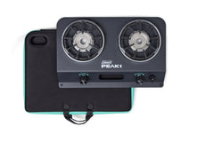 PEAK1™ 2-Burner Camping Stove, Portable, Even Cooking, Wind Protection, 20000 BTUs, Durable