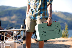 Cascade™ 222 2-Burner Camping Stove, 22000 BTUs, Portable, Easy to Clean, Improved Control, Wind Guards