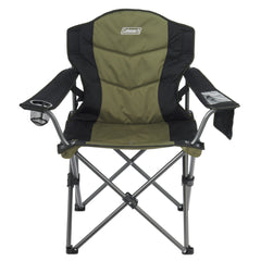 Quad Fold Swagger Chair, Extra Wide, Adjustable lumber support, Mobile Phone Holder, Drink Holder, Carry Bag, 250kg
