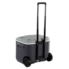 Extreme Daintree Cooler 57L Grey with Heavy Duty Wheels Retractable Towing Handle and Side Carry Handles