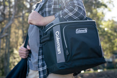 30 Can Templock Insulation Zipped Pocket Soft Cooler Bag with Carry Strap