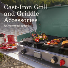 Cascade™ 3-in-1 Camping Stove, Portable, Easy to Clean, Durable, Improved Control, 24000 BTUs, Wind Guards