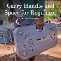 Cascade™ 3-in-1 Camping Stove, Portable, Easy to Clean, Durable, Improved Control, 24000 BTUs, Wind Guards